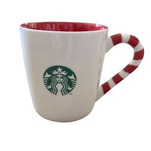 Starbucks Christmas Candy Cane 2011 12oz Limited Edition Coffee Mug